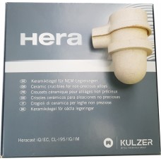 Kulzer Hera Ceramic Crucibles - NPM; IM/IG/I95/IQ/EC - 6 pcs - 64500685